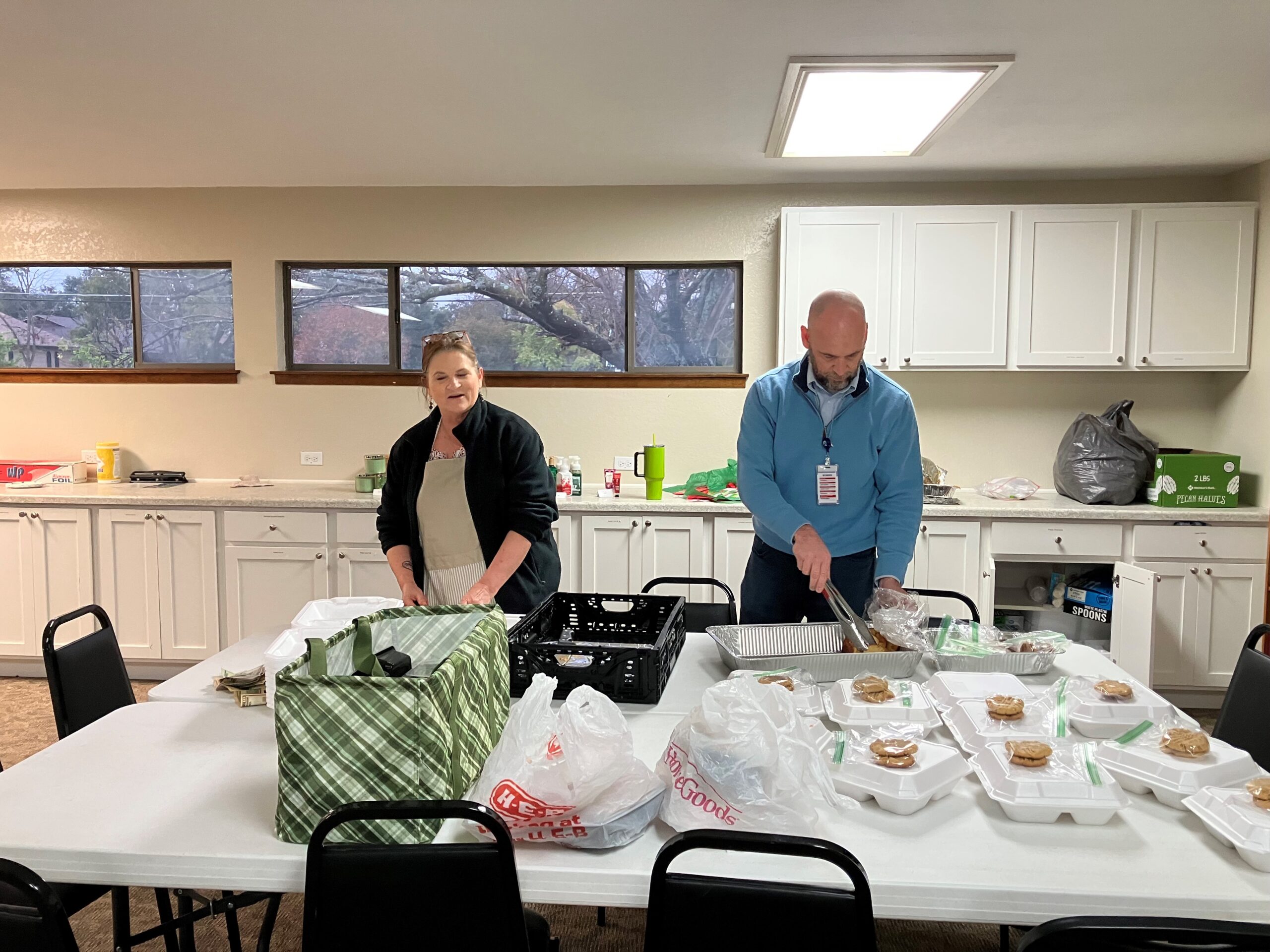 TRINITY FAMILY PREPARES MEALS & TRINITY FAMILY PURCHASES MEALS TO RAISE ADDITIONAL FUNDS FOR THE CHURCH